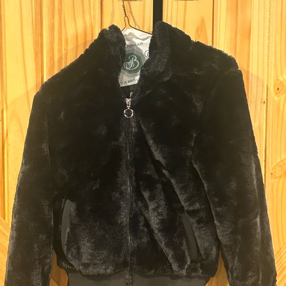 Urban Republic Jackets & Blazers - Urban Republic Plush Black Teddy Jacket